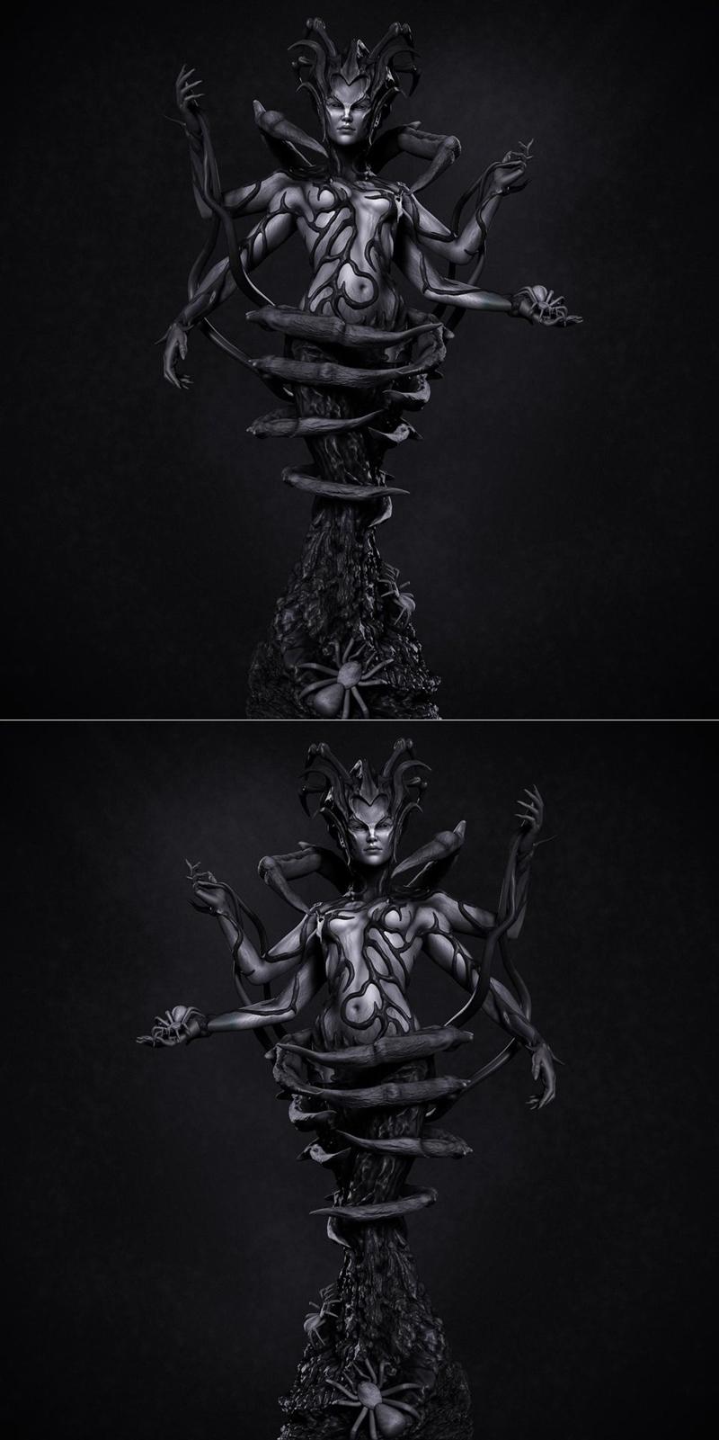 Mephala——上古卷轴3D打印模型|Mephala – Elder Scrolls – 3D Print Model STL