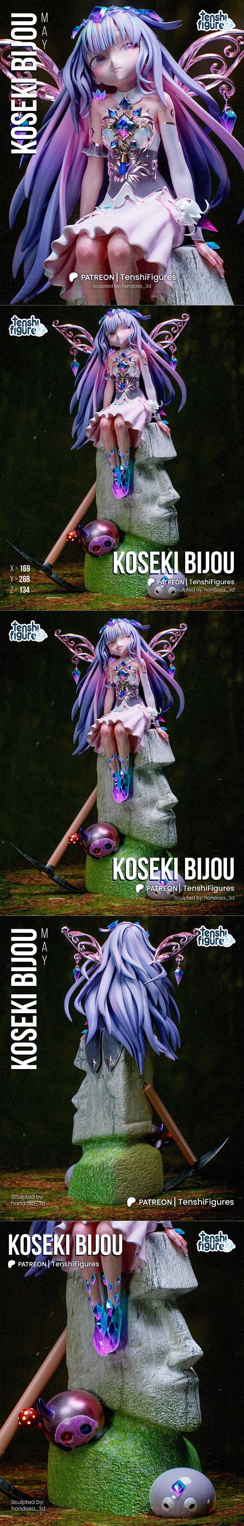 Koseki Bijou 3D打印模型|Tenshi Figures – Vtuber – Koseki Bijou – 3D Print Model STL