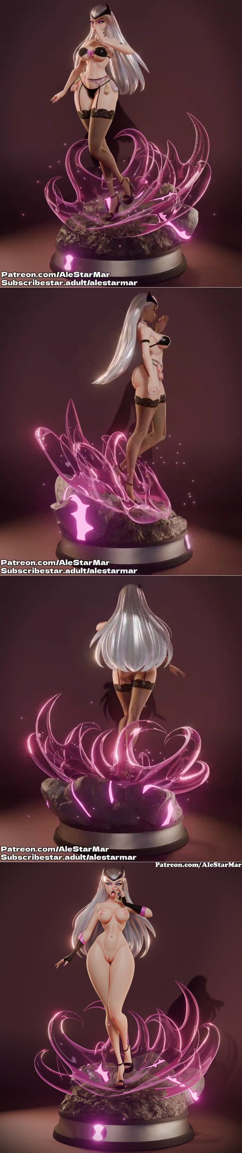 AleStarMar 3D打印模型：Charmcaster角色精品模型|AleStarMar – Charmcaster – 3D Print Model STL