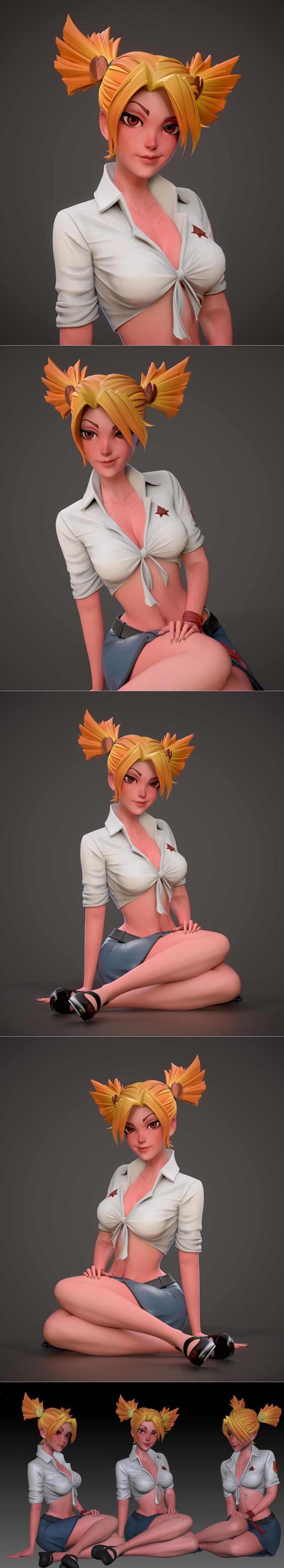 Alice - 永恒夏日 3D打印模型|Alice – Everlasting Summer – 3D Print Model STL