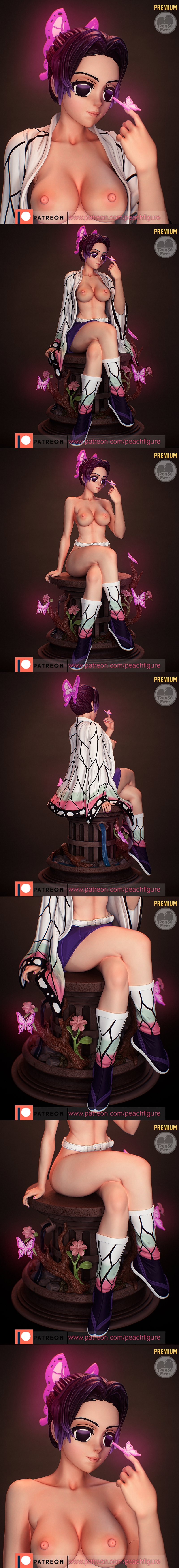 桃型身材——近藤可罗子——3D打印模型|Peach Figure – Shinobu Kocho – 3D Print Model STL