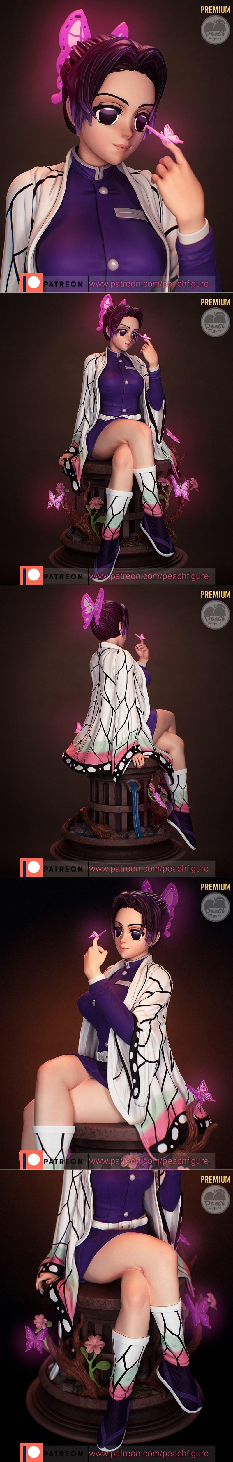 桃型身材——近藤可罗子——3D打印模型|Peach Figure – Shinobu Kocho – 3D Print Model STL