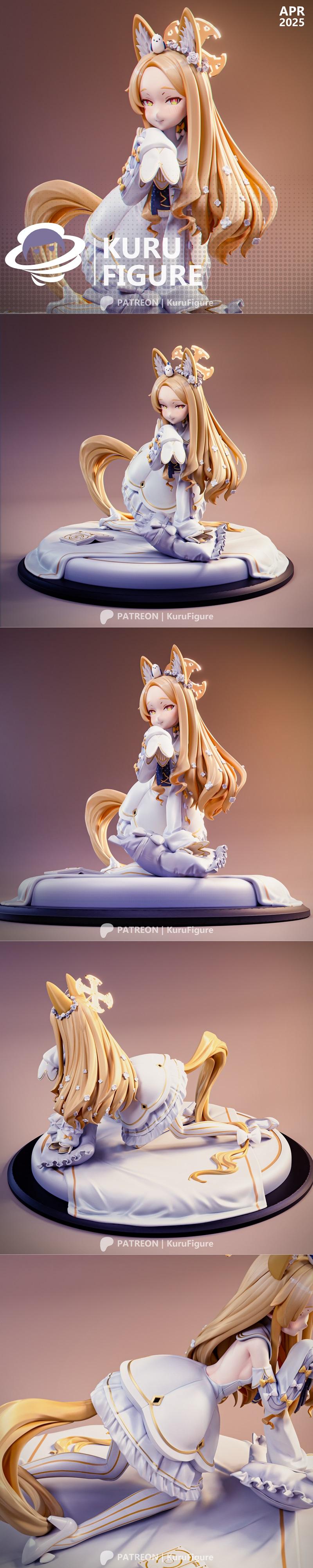 Kuru Figure - 蓝色档案 - 樱井 梨子 - 3D打印模型|Kuru Figure – Blue Archive – Yurizono Seia – 3D Print Model STL