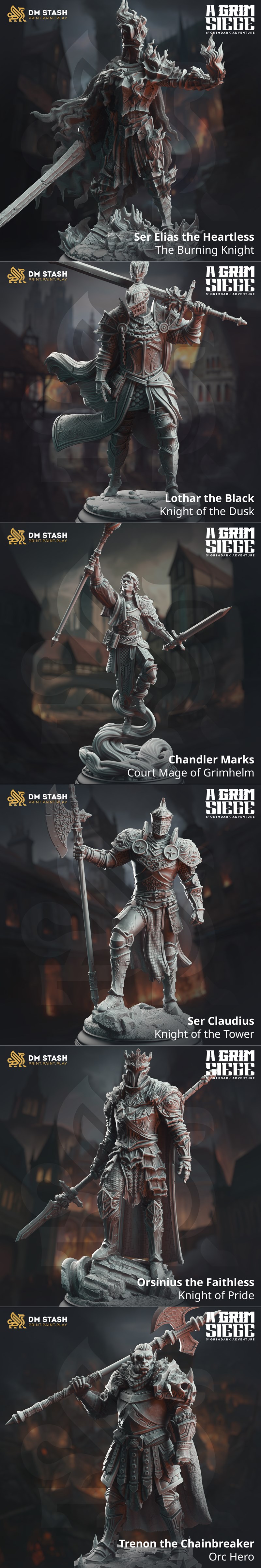 DM Stash – 《grim siege》2025年3D打印模型|DM Stash – A Grim Siege April 2025 – 3D Print Model STL