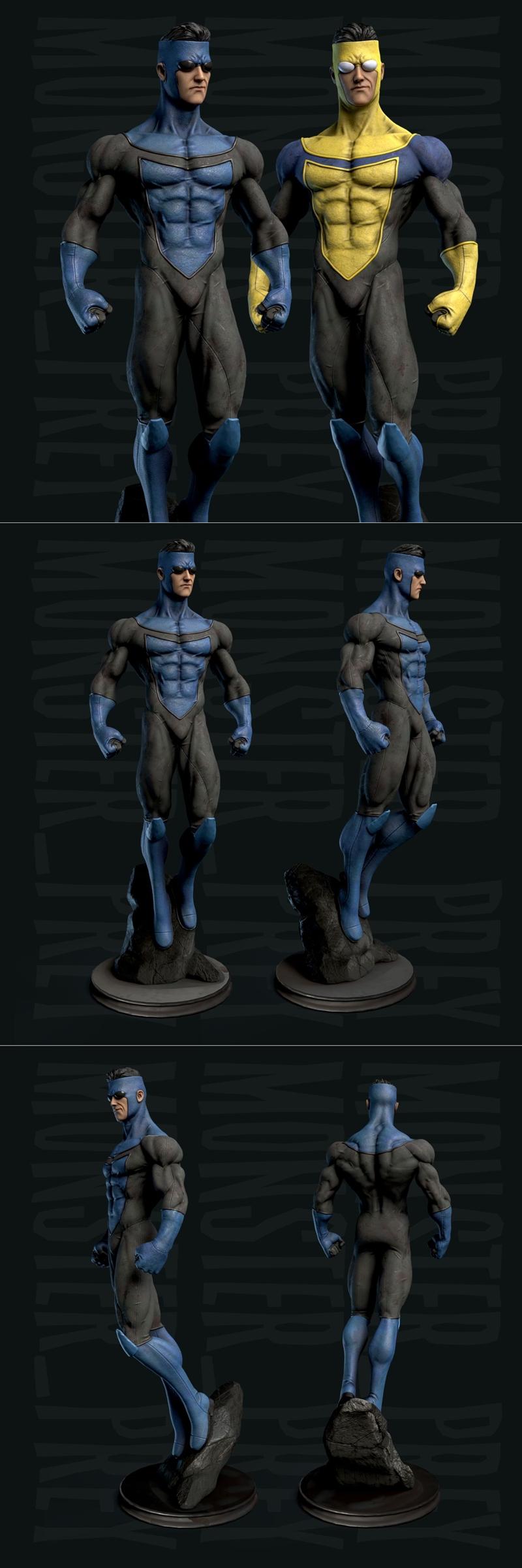 无敌——怪物猎手——3D打印模型|Invincible – MonsterPrey – 3D Print Model STL