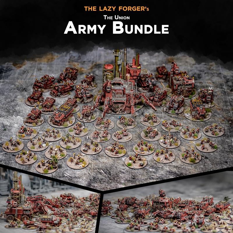 懒惰伪造者-联盟-军队 3D打印模型|The Lazy Forger – The Union – Army Bundle – 3D Print Model STL