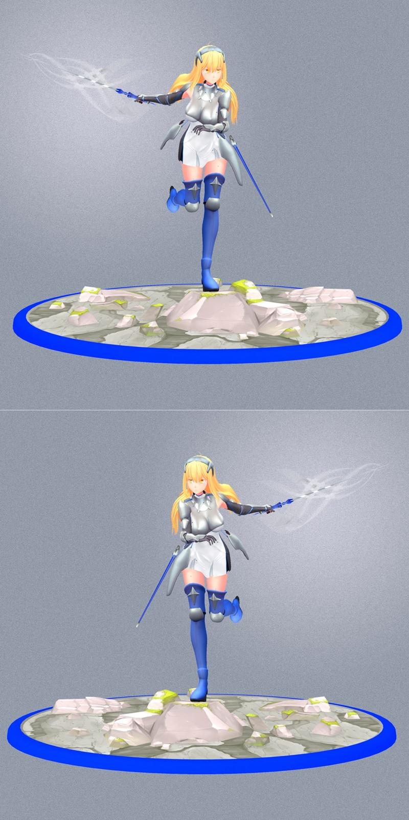 Ais Wallenstein——丹特利机甲——3D打印模型|Ais Wallenstein – DanMachi – 3D Print Model STL