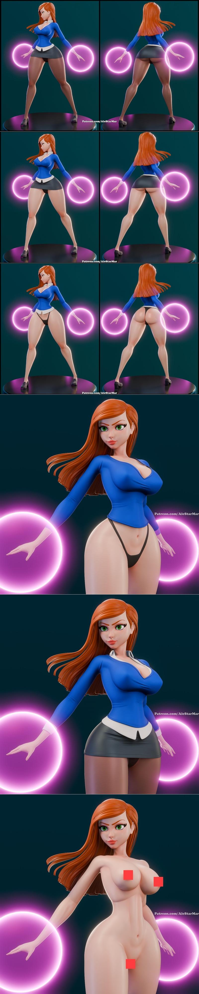 Gwen Tennyson 3D打印模型|Gwen Tennyson – Alestarmar – 3D Print Model STL