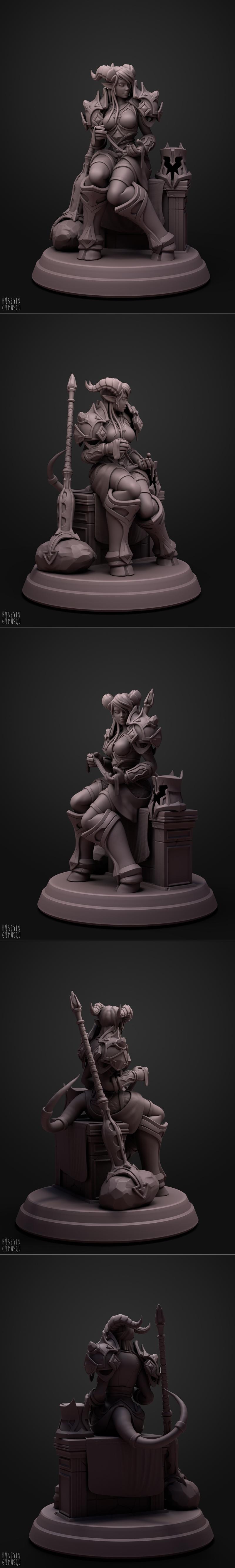 Yrel - 动漫游戏角色3D打印模型|Yrel – 3D Print Model STL