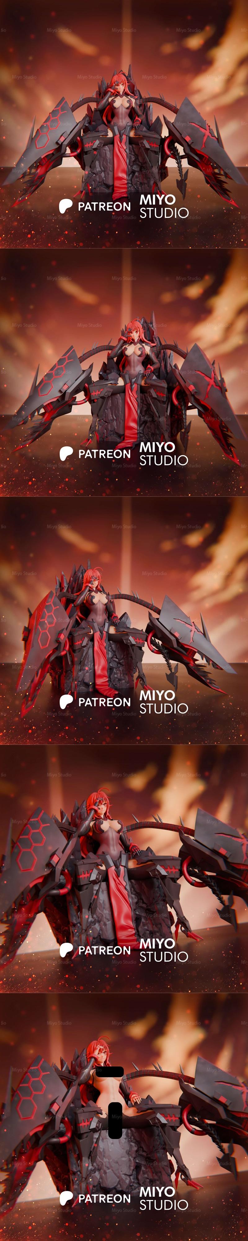 Miyo Studio旗下Nikke系列Nihilister角色3D打印模型STL文件|Miyo Studio – NIKKE – Nihilister – 3D Print Model STL