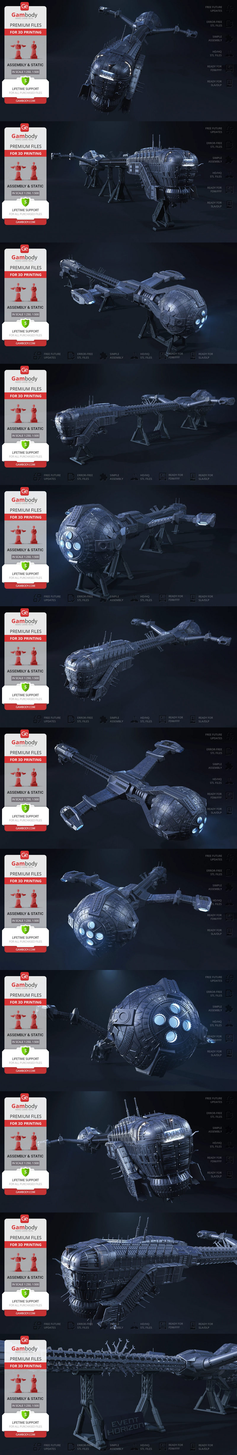 Gambody - 事件地平线 - 3D打印模型|Gambody – Event Horizon – 3D Print Model