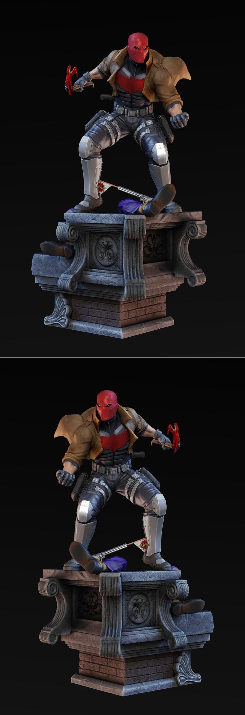 红 hood 3D打印模型|Red Hood – 3D Print Model STL