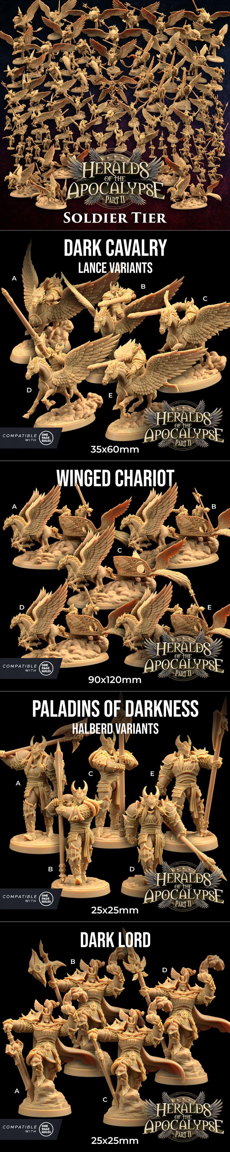 龙捕手驿站——末日先知·士兵等级 3D打印模型|The Dragon Trappers Lodge – Heralds of The Apocalypse Pt.II – Soldier Tier – 3D Print Model STL