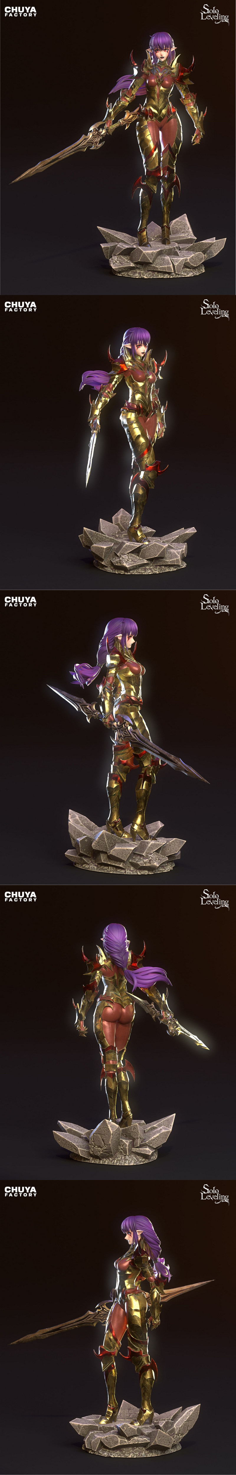 楚亚工厂 - 独行之魂 - 埃西尔·拉迪鲁 3D打印模型|Chuya Factory – Solo Leveling – Esil Radiru – 3D Print Model