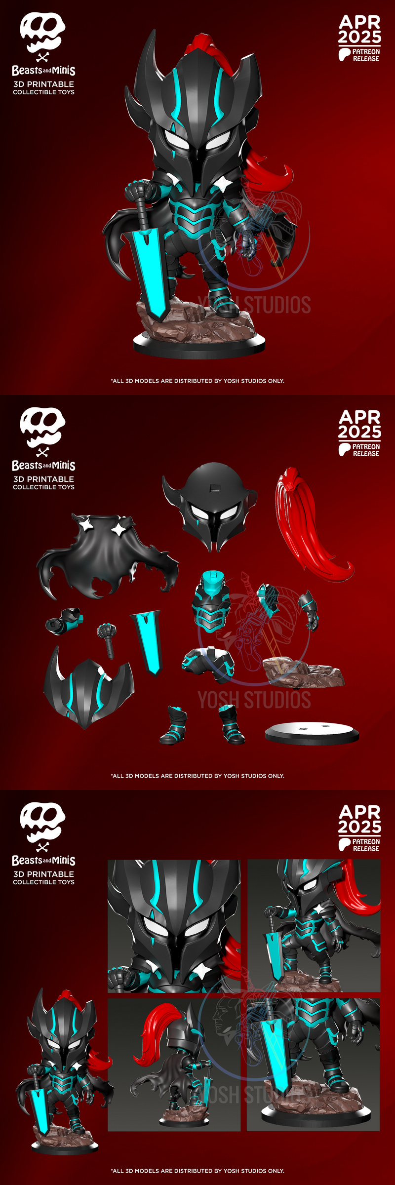 Igris Mini – 3D打印模型：动漫游戏角色精摹系列|Igris Mini – 3D Print Model