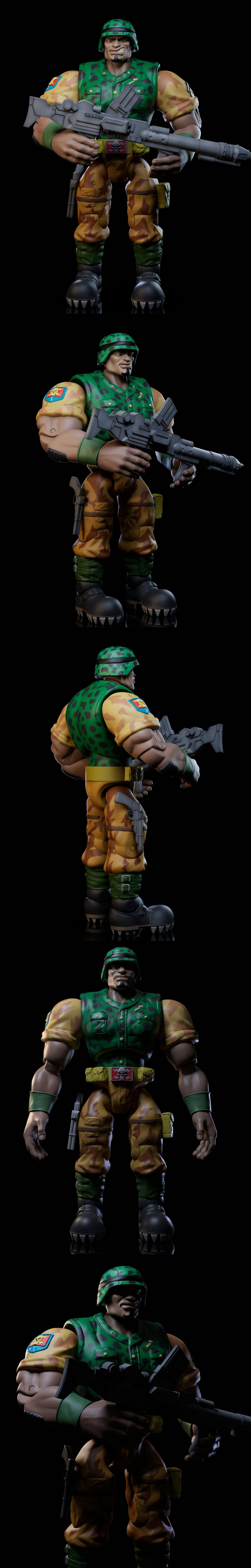 但楚梅钩 - 3D打印模型|Butch Meathook – 3D Print Model