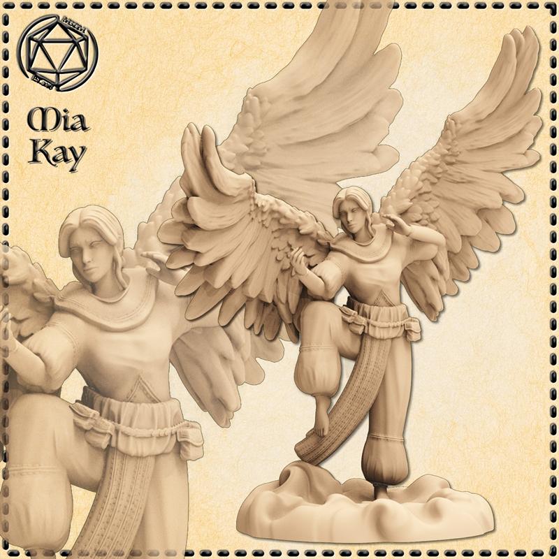 M3DM天使女僧3D打印模型|M3DM – Angelic Female Monk – 3D Print Model STL