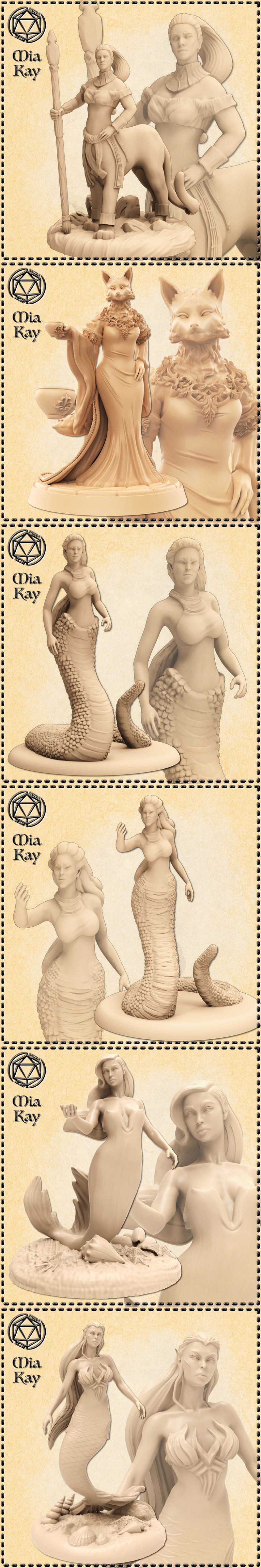 M3DM 动物人形 3D打印模型|M3DM – Animal Humanoids – 3D Print Model STL