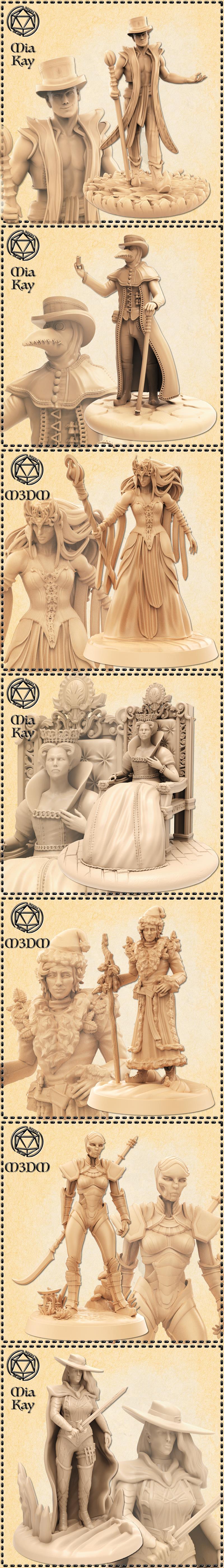 M3DM - 人类与巨人 - 3D打印模型|M3DM – Humans and Goliaths – 3D Print Model STL