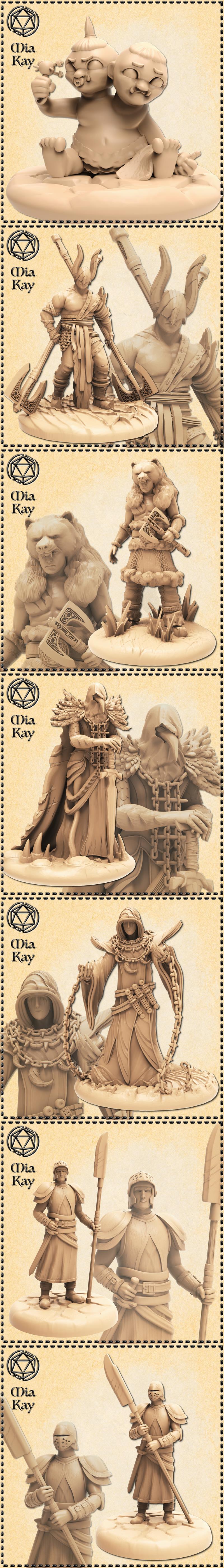 M3DM - 人类与巨人 - 3D打印模型|M3DM – Humans and Goliaths – 3D Print Model STL