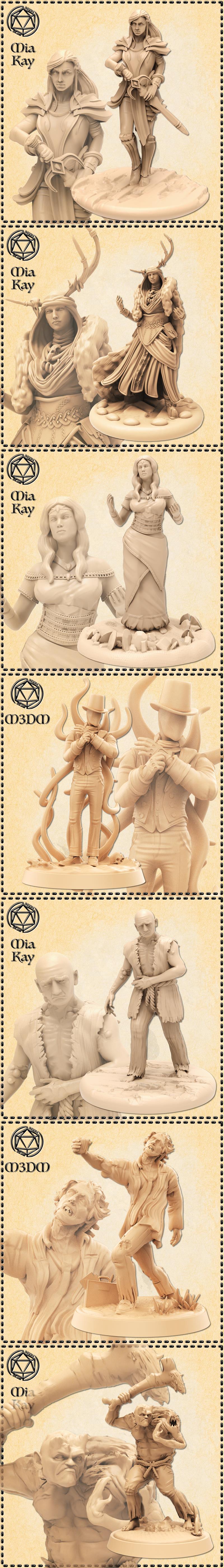 M3DM - 人类与巨人 - 3D打印模型|M3DM – Humans and Goliaths – 3D Print Model STL