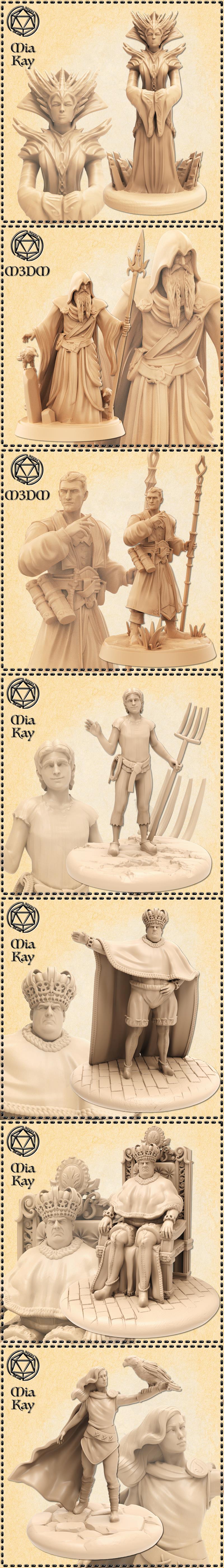 M3DM - 人类与巨人 - 3D打印模型|M3DM – Humans and Goliaths – 3D Print Model STL