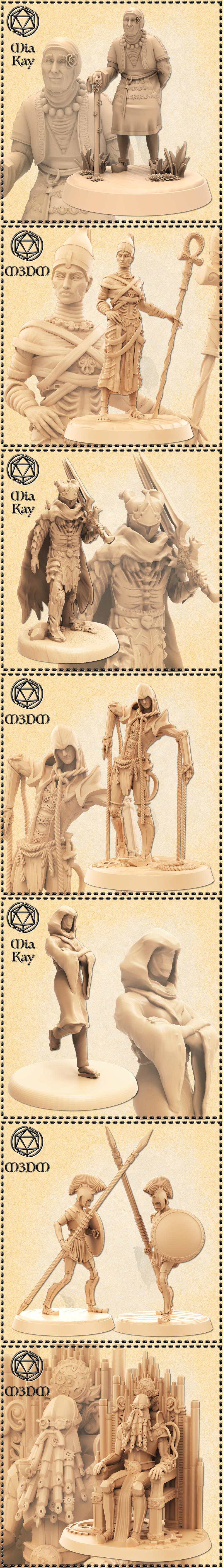 M3DM - 人类与巨人 - 3D打印模型|M3DM – Humans and Goliaths – 3D Print Model STL