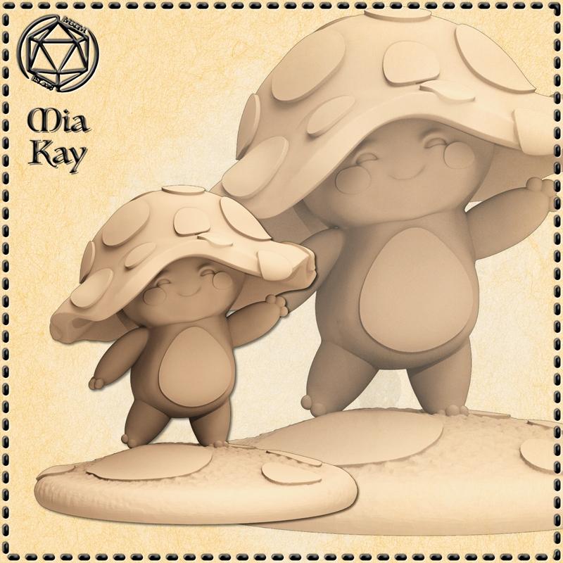 M3DM - 斯波利恩 - 3D打印模型|M3DM – Sporeling – 3D Print Model STL