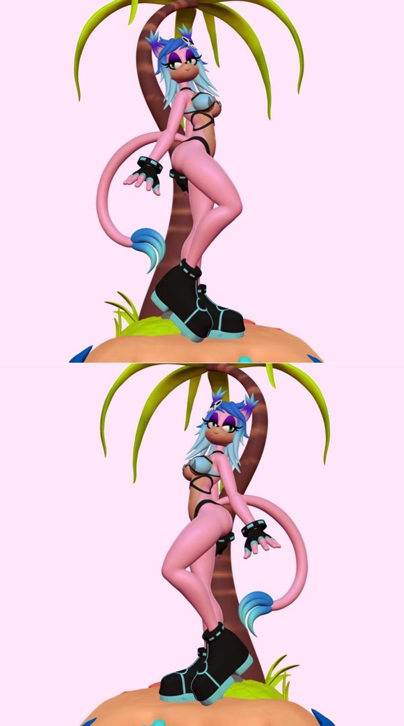 Ruri The Cat 3D打印模型|Ruri The Cat – 3D Print Model STL