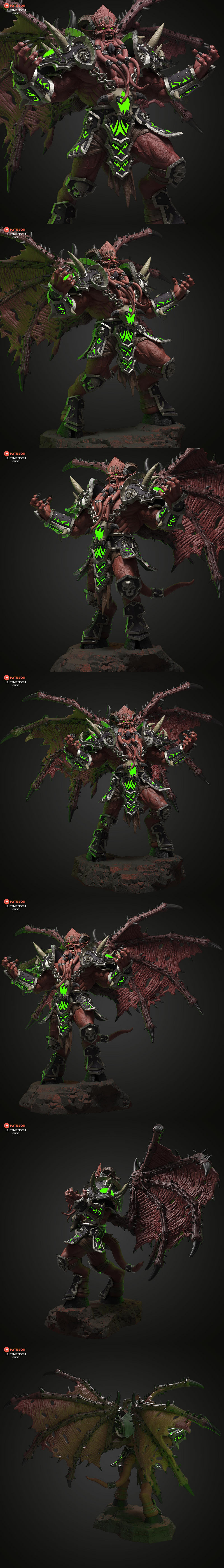 Kil'jaeden 3D打印模型|Kil’jaeden – 3D Print Model