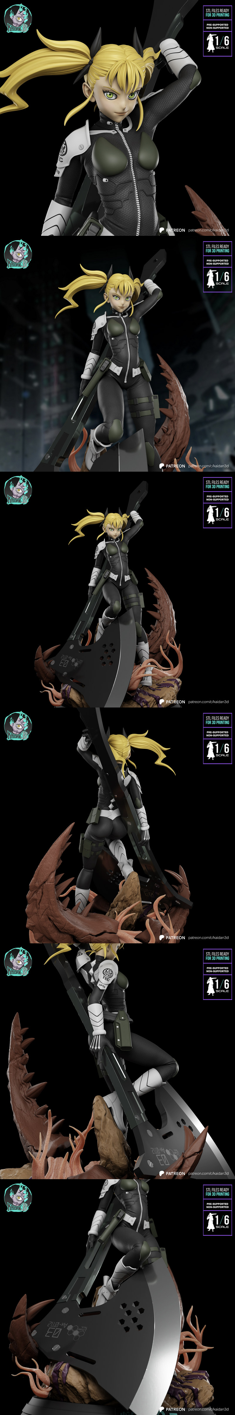 Kaidan3D – Kikoru Shinomiya – 3D Print Model