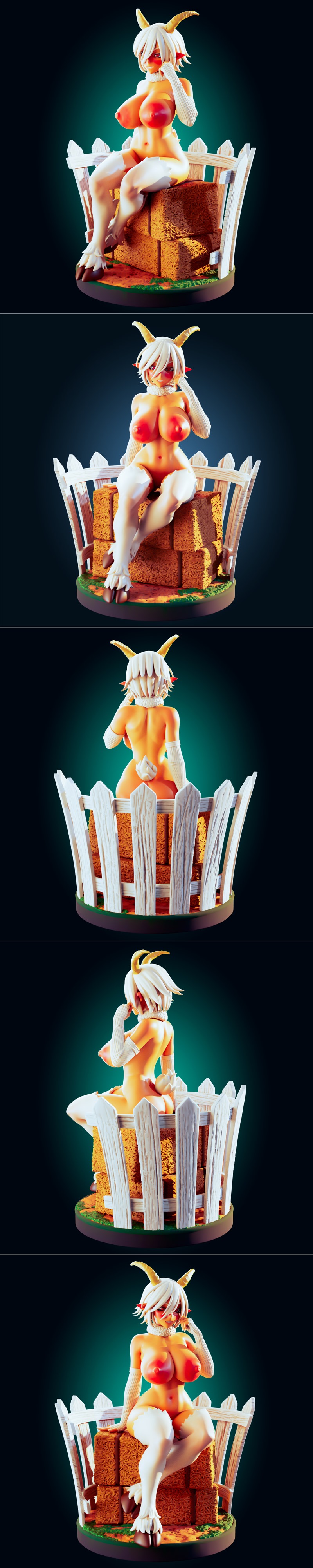 萨恩《怪物女孩》3D打印模型|Officer Rhu – Saane – Monster Musume – 3D Print Model STL