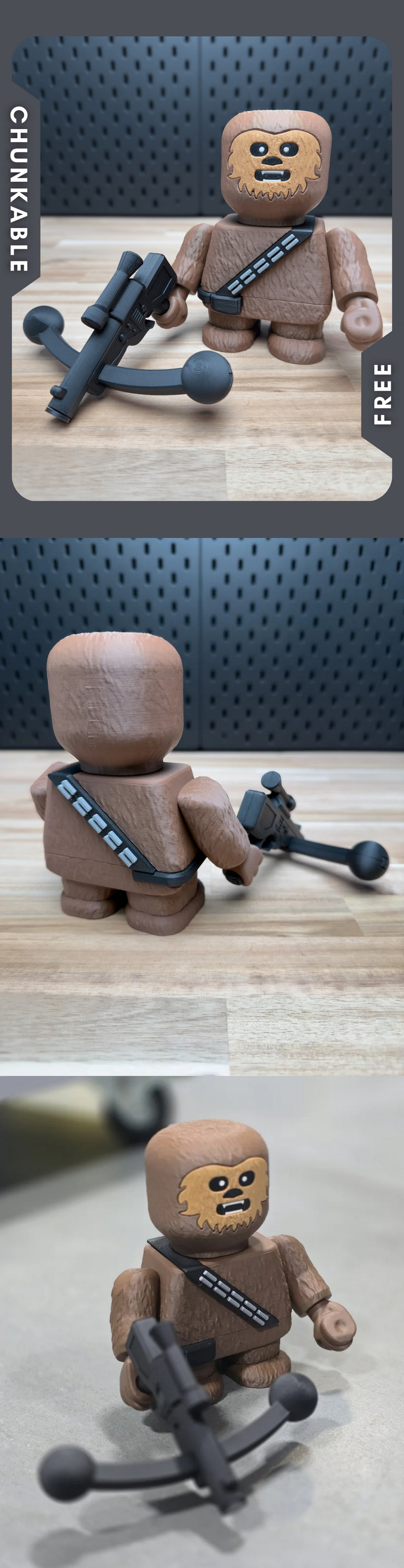 Chunkable - Chunkbacca 3D打印模型|Chunkable – Chunkbacca Kit – 3D Print Model