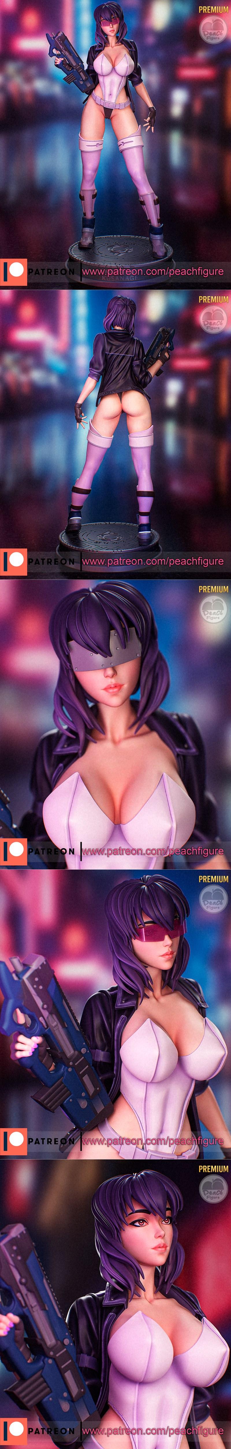 果冻人——攻壳机动队——草薙素子——3D打印模型|Peach Figure – Ghost in the Shell – Motoko Kusanagi – 3D Print Model STL