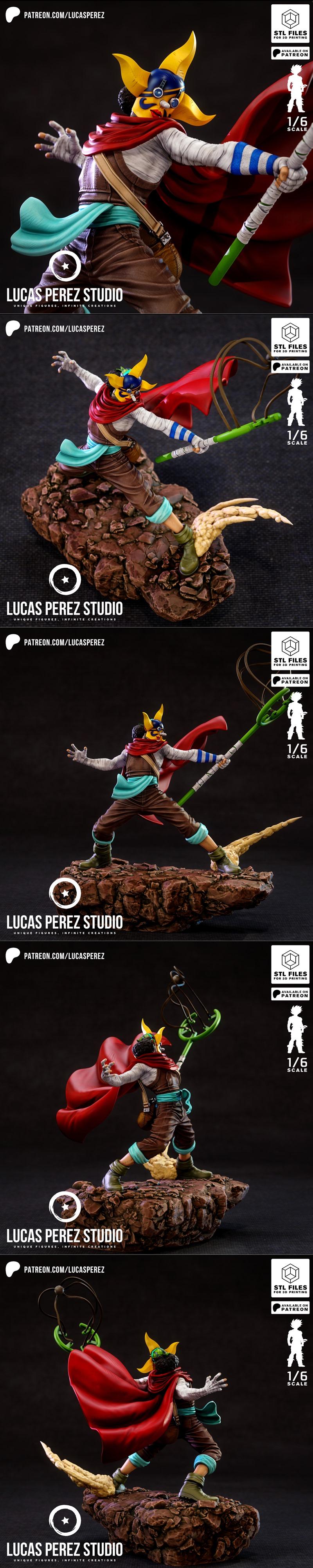 卢卡斯佩雷斯工作室 - 素姬 - 3D打印模型|Lucas Perez Studio – Sogeking – 3D Print Model STL