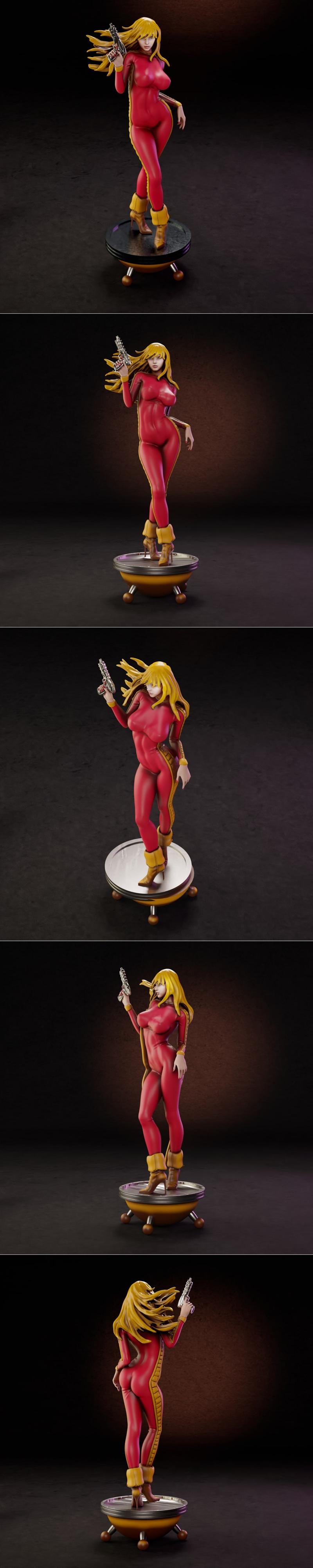 PgGasta - 巴巴拉拉 - 3D打印模型|PgGasta – Barbarella – 3D Print Model STL