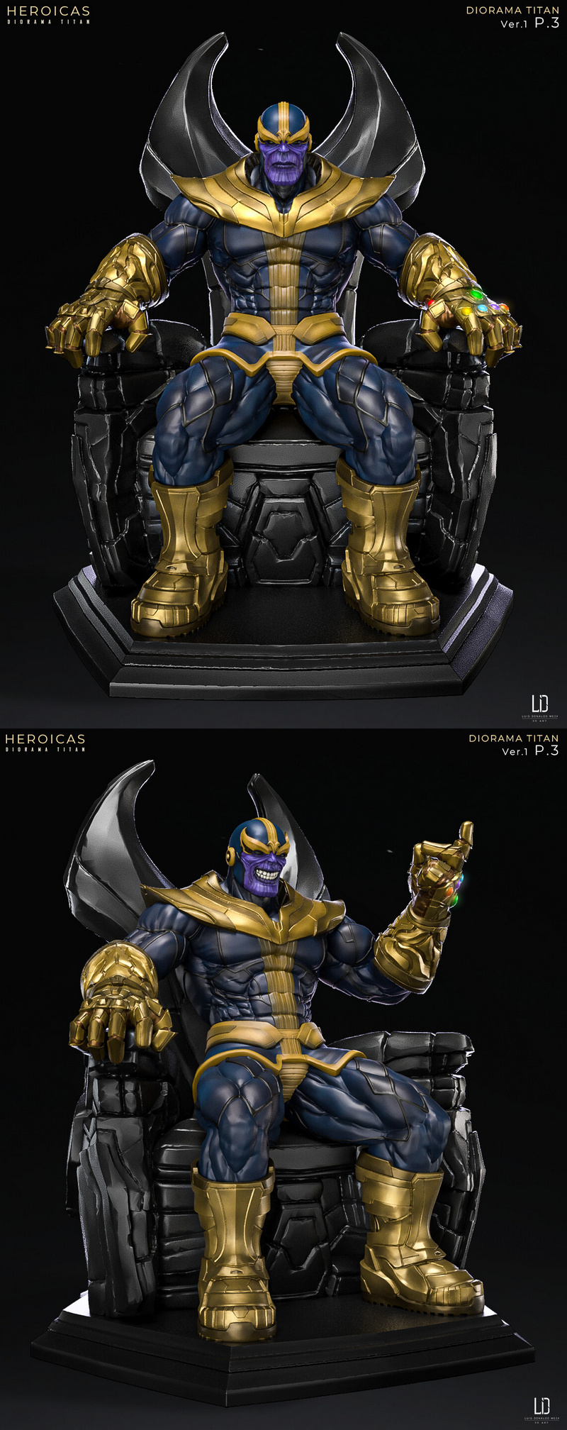 Diorama Titan 3D打印模型|Diorama Titan – Ver.1 – P.3 – 3D Print Model