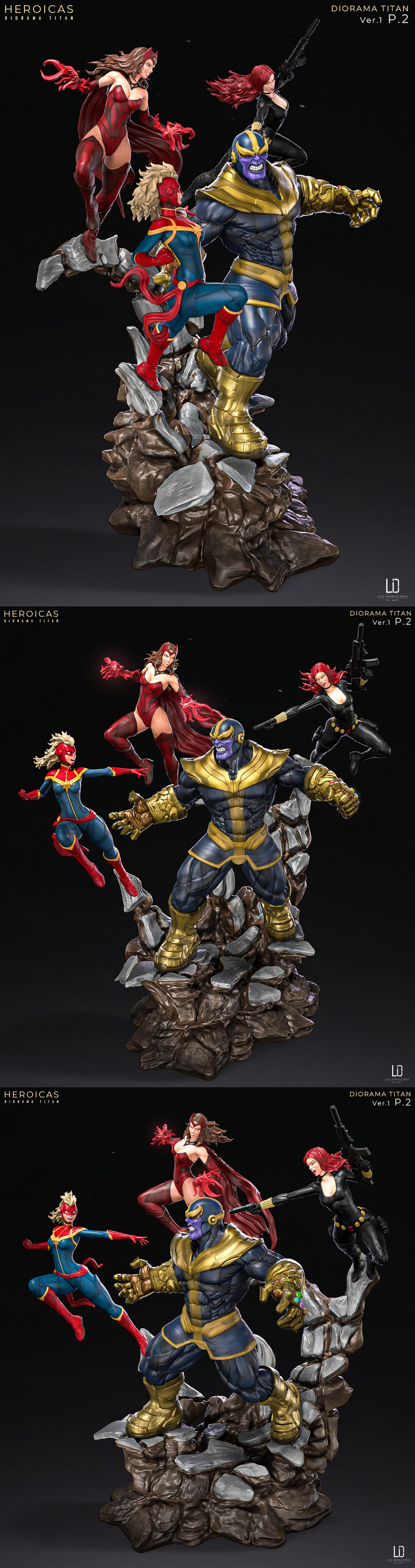 Diorama Titan 3D打印模型|Diorama Titan – Ver.1 – P.2 – 3D Print Model