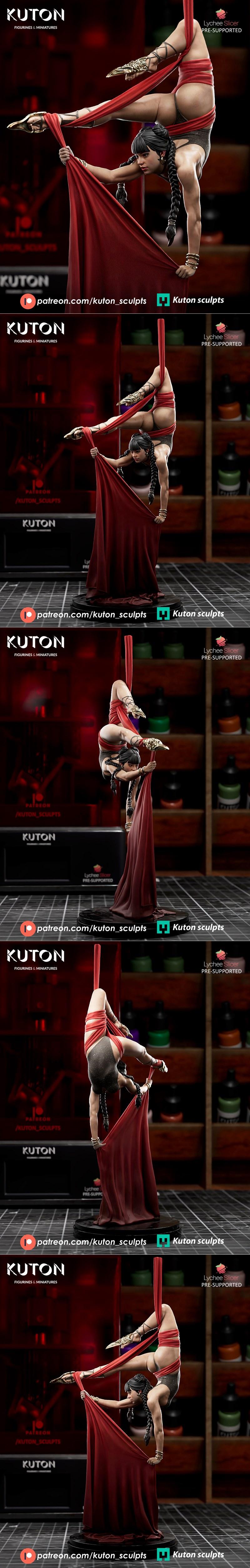 Kuton工作室梅雪莹3D打印模型|Kuton Figurines – Mei Xianying – 3D Print Model STL