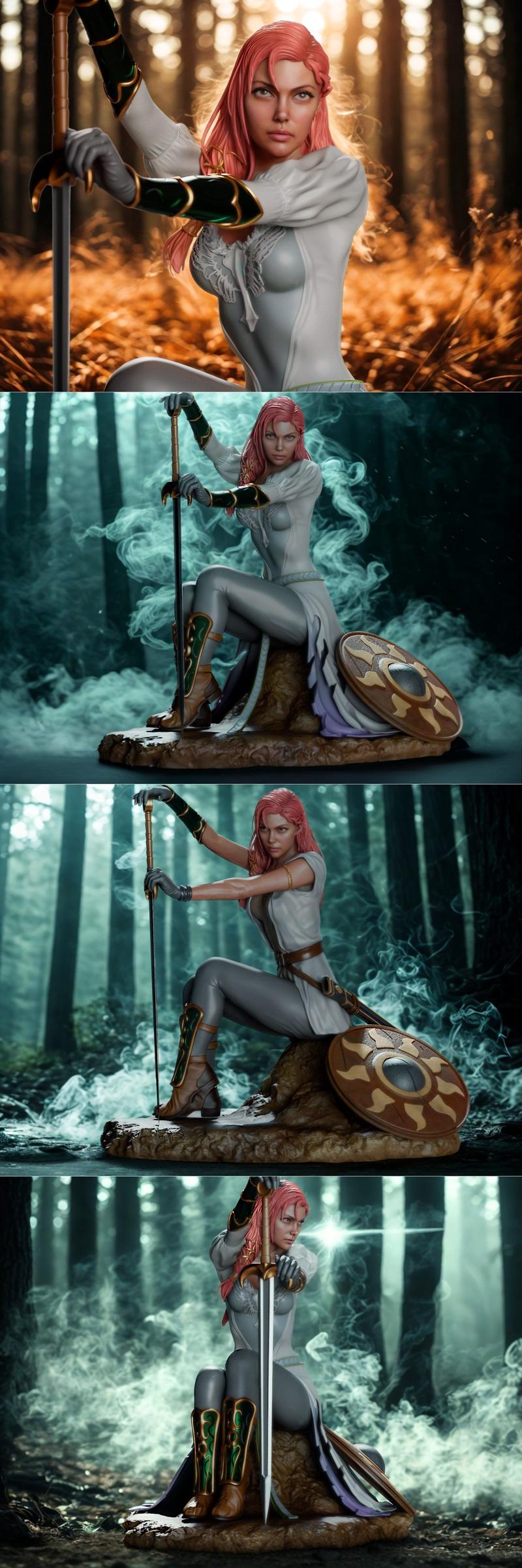 CA 3D工作室 - 希拉 - 3D打印模型|CA 3D Studios – Hera – 3D Print Model STL