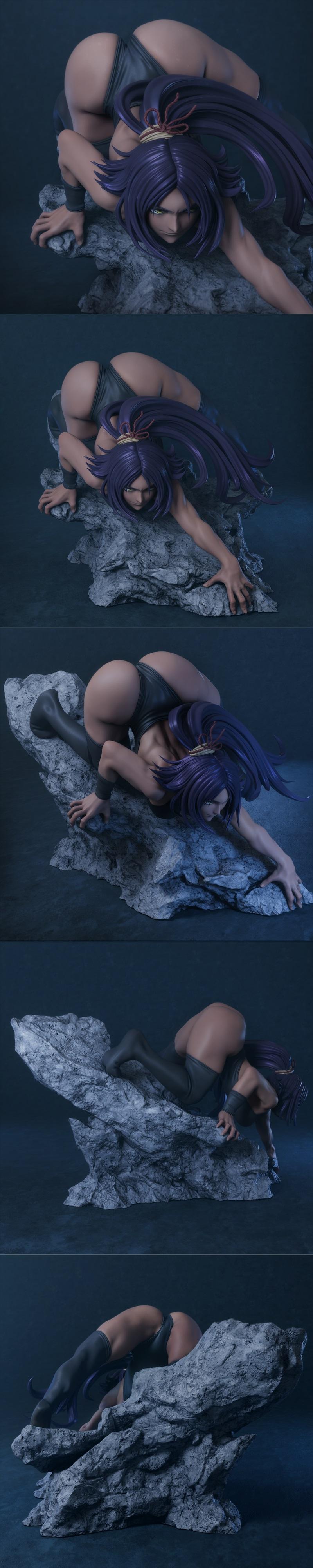 CA 3D工作室 - 雾隐 - 3D打印模型|CA 3D Studios – Yoruichi – 3D Print Model STL