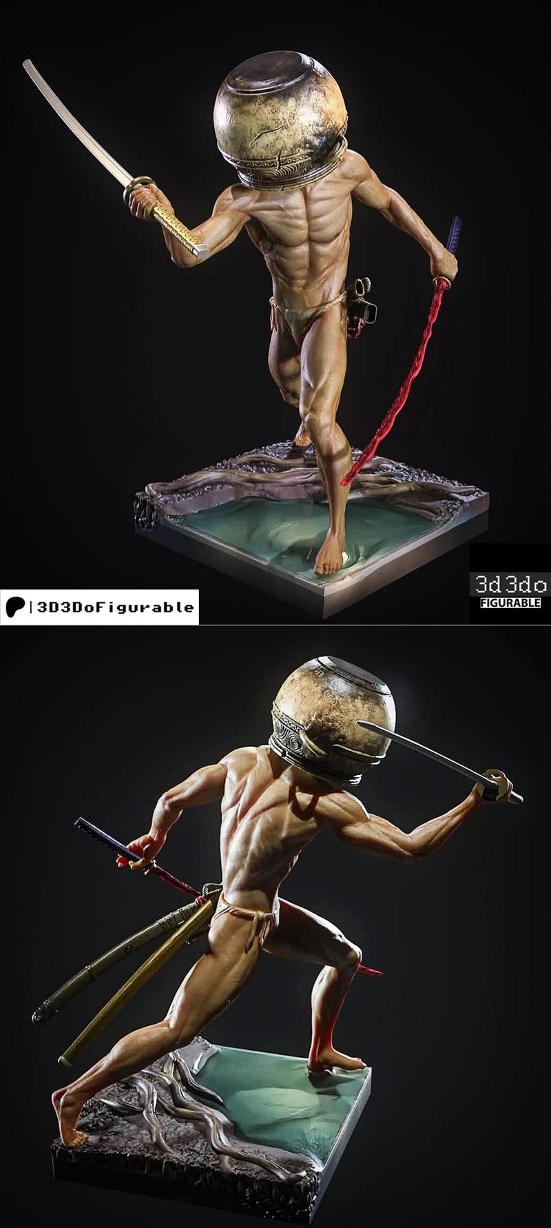 3D打印模型：Let me solo her – 动漫游戏角色3D打印版|3D3Do Studio – Let me solo her – 3D Print Model STL