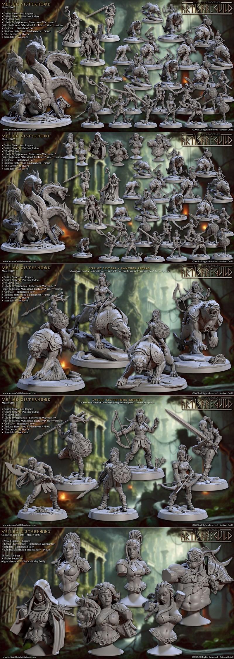 匠心工坊2025年3月作品——3D打印模型STL|Artisan Guild March 2025 – 3D Print Model STL