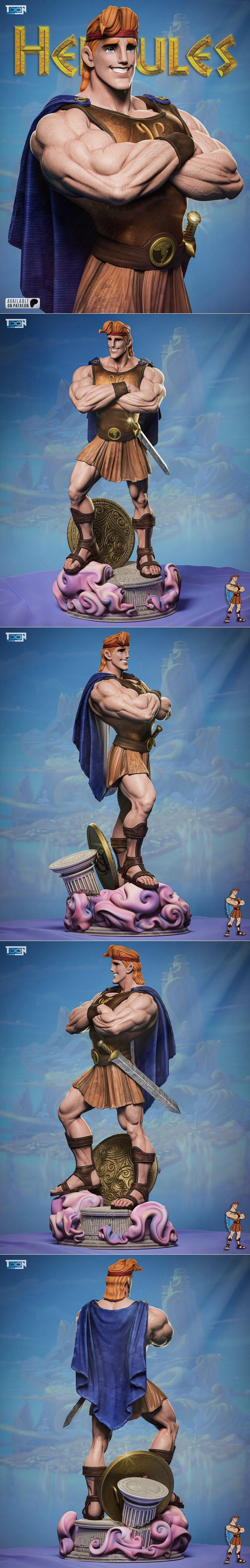 Toon Studios - 赫尔克里士 - 3D打印模型|Toon Studios – Hercules – 3D Print Model STL