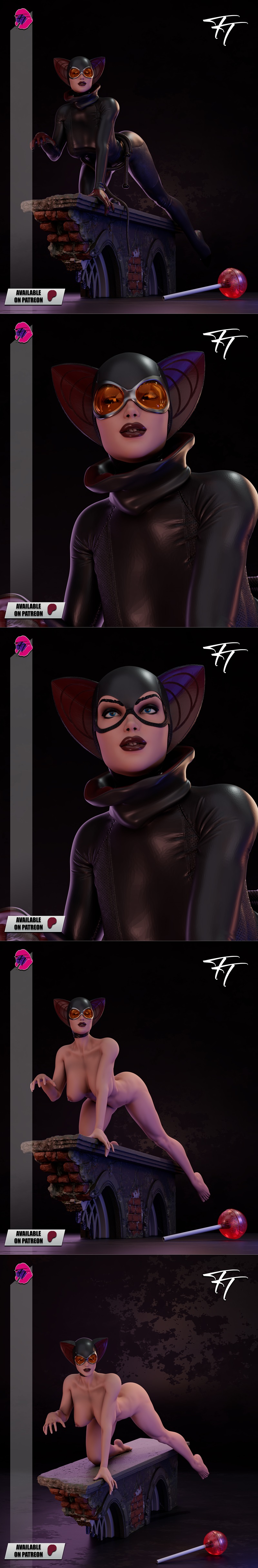 Trick or treat – Catwoman – 3D Print Model STL