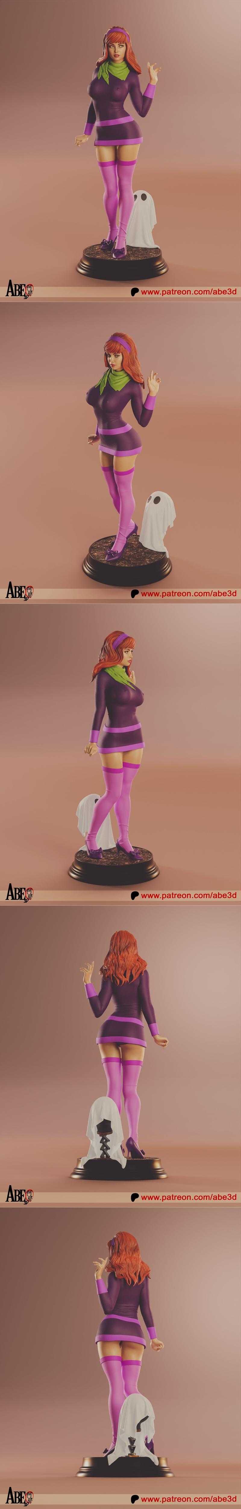 Abe3D - Daphne - 3D打印模型|Abe3D – Daphne – 3D Print Model STL