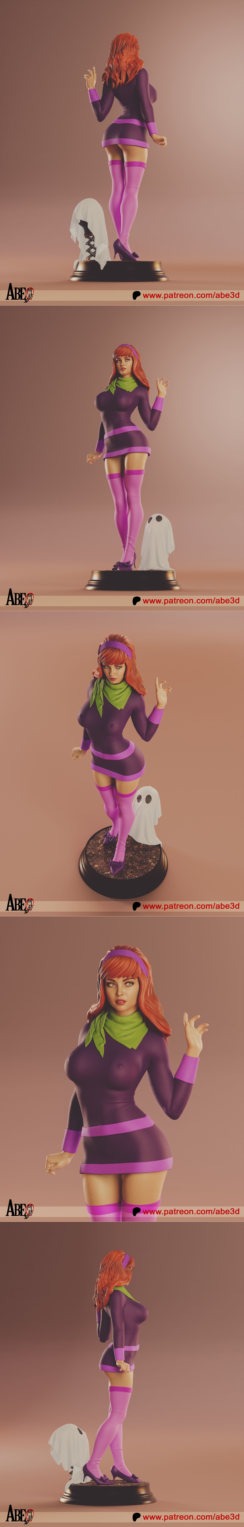 Abe3D - Daphne - 3D打印模型|Abe3D – Daphne – 3D Print Model STL