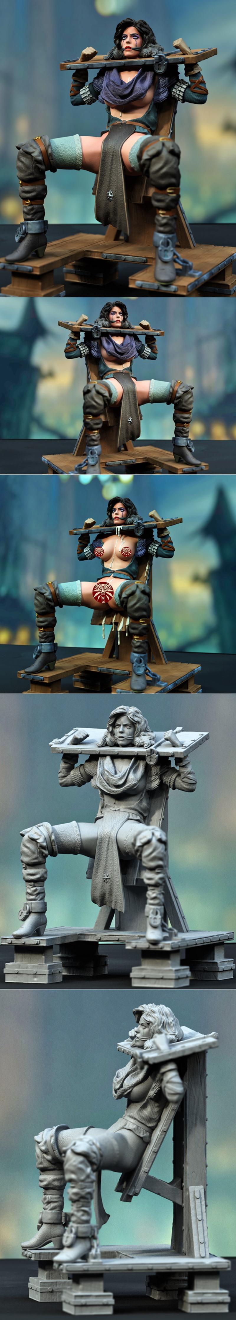 独家呈现——《巫师》Yennefer 3D打印模型|Exclusive – The Witcher – Yennefer – 3D Print Model STL