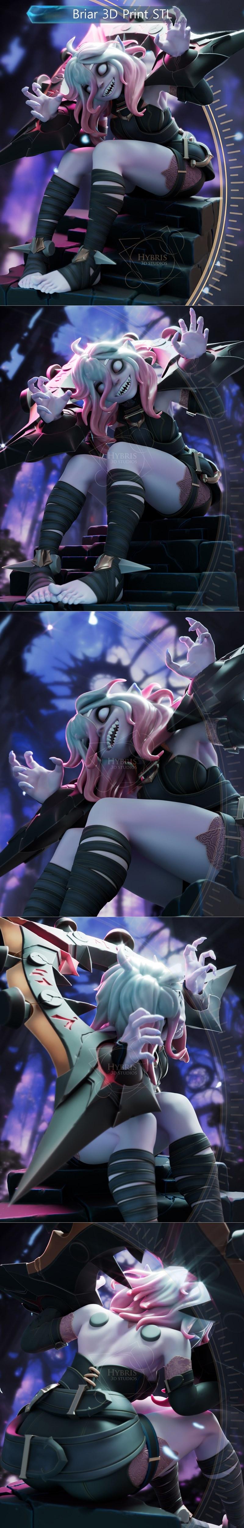 Hybris Studios – Briar – 3D打印模型|Hybris Studios – Briar – 3D Print Model STL