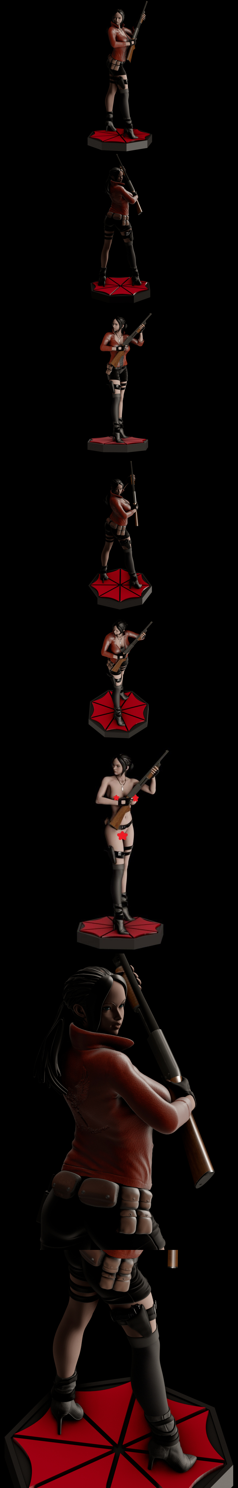 生化危机 蔻依·雷德菲尔德 3D打印模型|PgGasta – Resident Evil – Claire Redfield – 3D Print Model